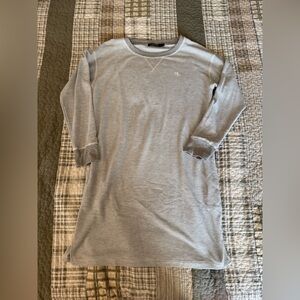 Ralph Lauren Heather Gray Striped dress with pockets